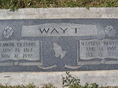 Edwin Claudis Wayt on Sysoon