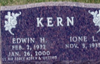 Edwin Henry Kern on Sysoon