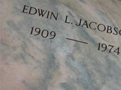 Edwin L Jacobson on Sysoon