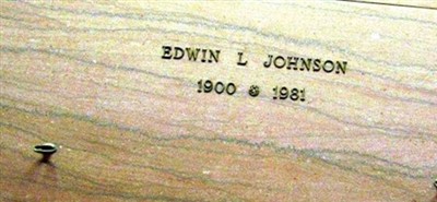 Edwin Lansing Johnson on Sysoon