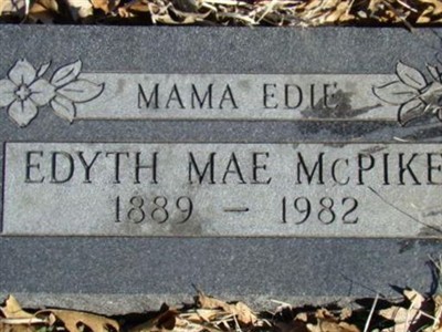 Edyth Mae McPike on Sysoon