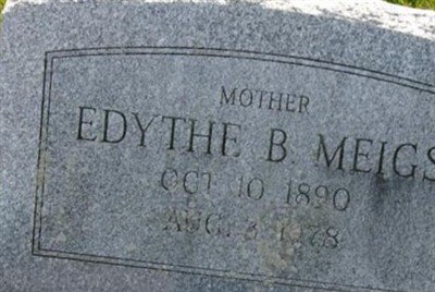 Edythe B Meigs on Sysoon