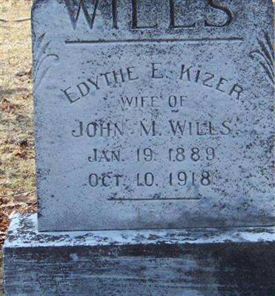 Edythe E. Kizer Wills on Sysoon