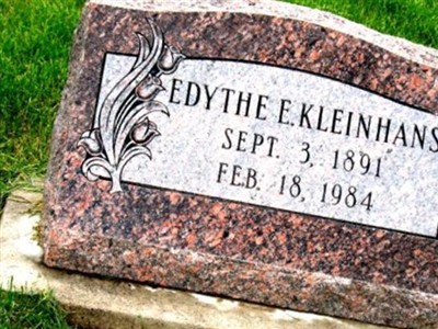 Edythe E. Kleinhans on Sysoon
