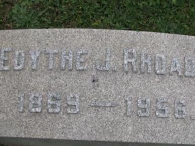 Edythe J Rhoads on Sysoon