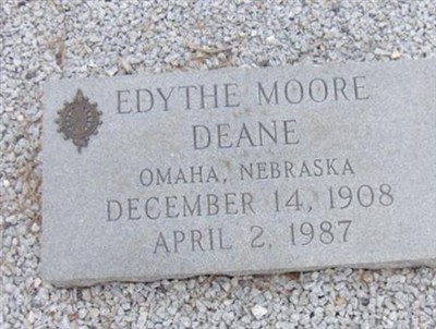 Edythe Moore Deane on Sysoon