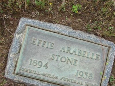 Effie Arabelle Boren Stone on Sysoon