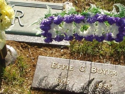 Effie C. Stringer Boyer on Sysoon