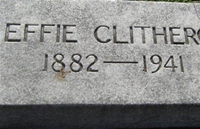 Effie Clithero on Sysoon