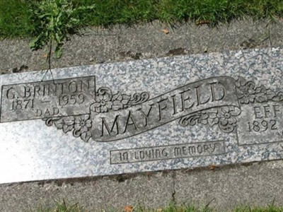 Effie E. Mayfield on Sysoon