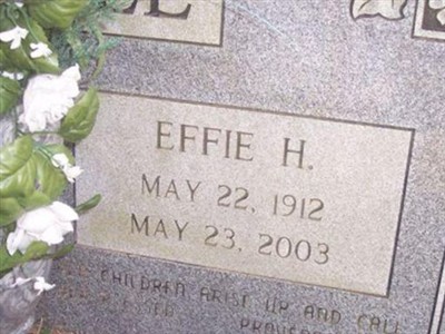 Effie Hood Dupree on Sysoon