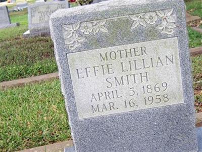 Effie Lillian Smith on Sysoon