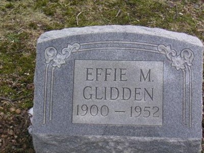 Effie M. Glidden on Sysoon