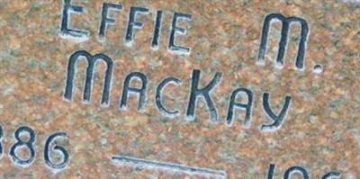 Effie M MacKay on Sysoon