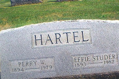 Effie Studer Hartel on Sysoon