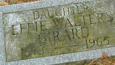 Effie Walters Girard on Sysoon