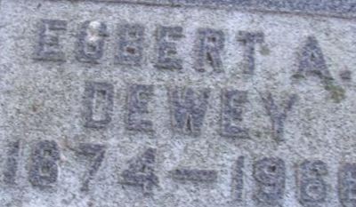 Egbert A Dewey on Sysoon