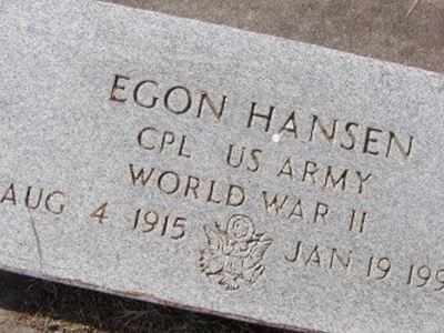 Egon Hansen on Sysoon