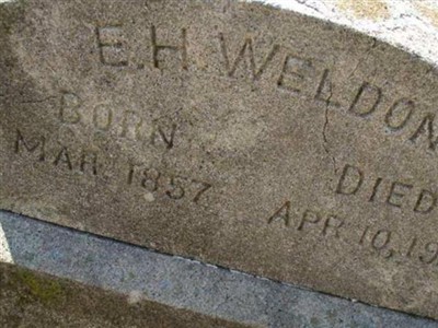 E H Weldon on Sysoon