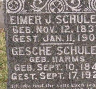 Eimer J. Schuler on Sysoon