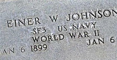 Einer W. Johnson on Sysoon
