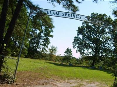 Elam Springs Cemetery on Sysoon
