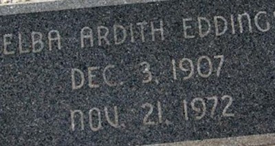 Elba Ardith Eddings on Sysoon