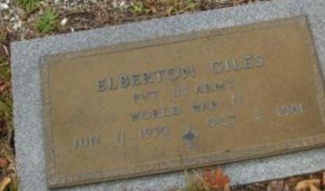 Elberton Giles on Sysoon