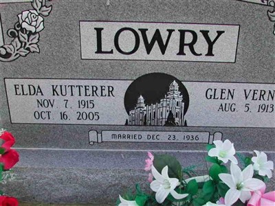 Elda Kutterer Lowry on Sysoon