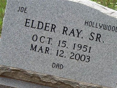 Elder Ray "Joe Hollywood" Gibson, Sr on Sysoon