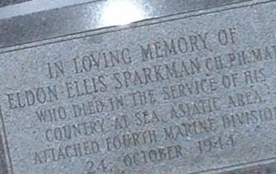 Eldon Ellis Sparkman on Sysoon