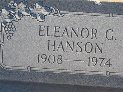 Eleanor G Hanson on Sysoon