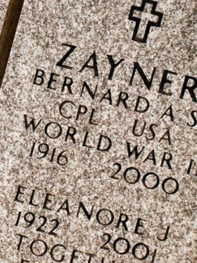 Eleanore J Zayner on Sysoon