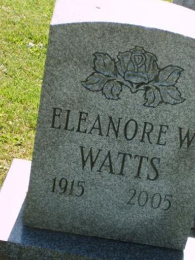 Eleanore W Watts on Sysoon