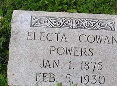 Electa (Cowan) Powers on Sysoon