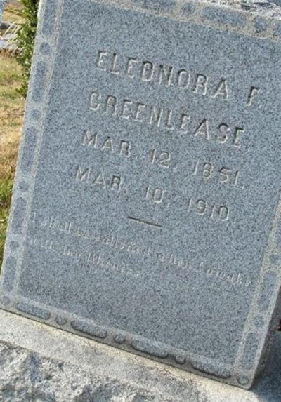 Eleonora F. Greenlease on Sysoon