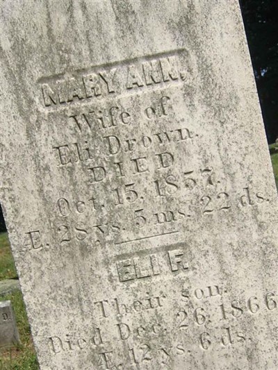 Eli F Drown on Sysoon