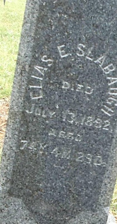 Elias E. Slabaugh on Sysoon