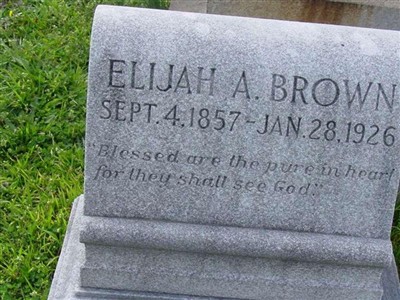 Elijah A Brown on Sysoon