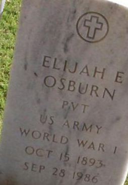 Elijah Edward Osburn on Sysoon