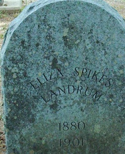 Eliza Spikes Landrum on Sysoon
