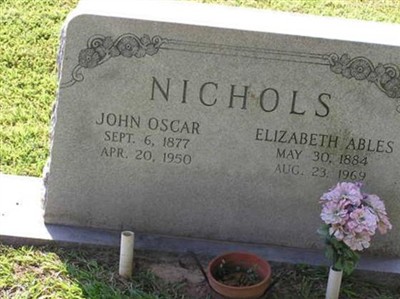 Elizabeth Ables Nichols on Sysoon