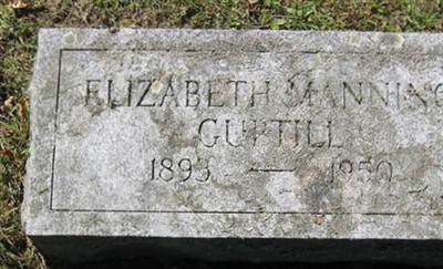 Elizabeth Lee "Bessie" Manning Guptill on Sysoon