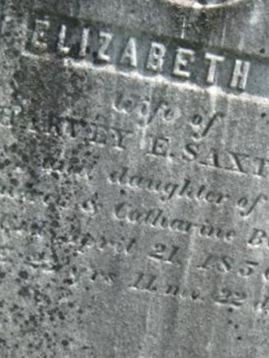 Elizabeth C Bice Saxton on Sysoon