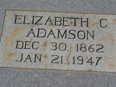 Elizabeth Caroline Oneal Adamson on Sysoon