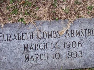Elizabeth Combs Armstrong on Sysoon