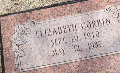 Elizabeth Corbin on Sysoon