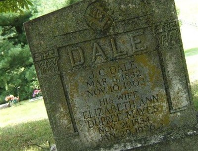 Elizabeth Ann Dupree Mayes Dale on Sysoon