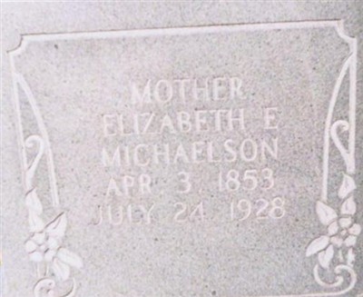 Elizabeth Emma Barker Michaelson on Sysoon