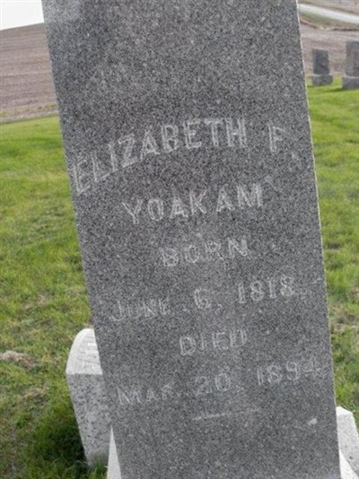 Elizabeth F Fletcher Yoakam on Sysoon